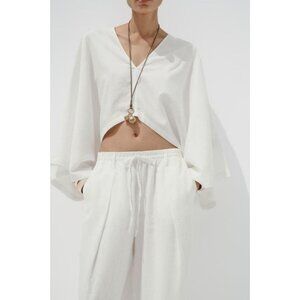ZARA ASYMMETRIC CAPE KIMONO
